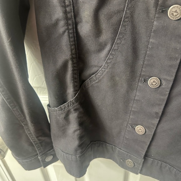Patagonia Women's Black Jean Jacket with Button Front - Picture 8 of 9